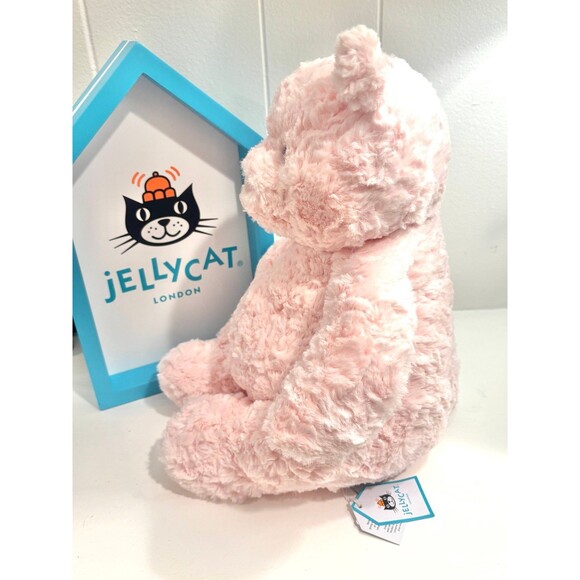 Jellycat Leola Bear  [Large]  Bartholomew Pink version - Picture 3 of 8